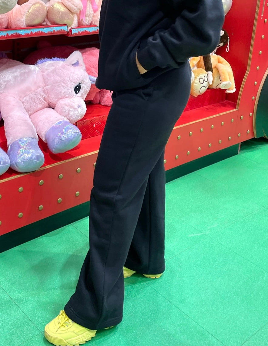 Women High Waist Flared TRACK PANT
