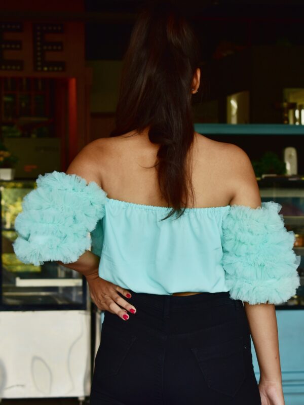 Ruffled-Tulle-Off-Shoulder-Top
