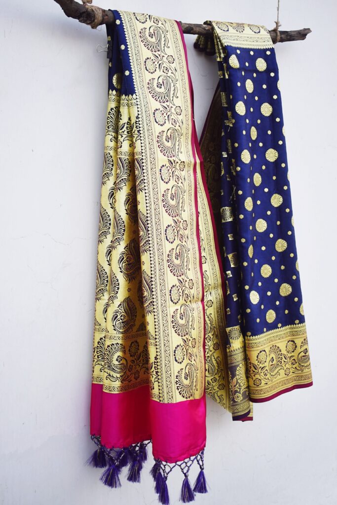 ROYAL-BLUE-WOVEN-BANARASI-SILK-SAREE