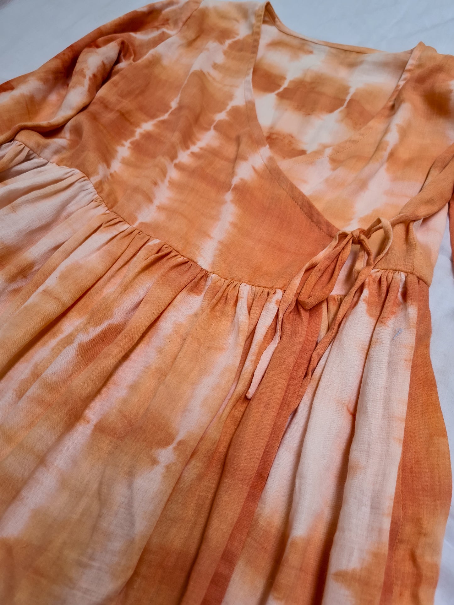  Angrakha Kurti Dyed With Madder Root