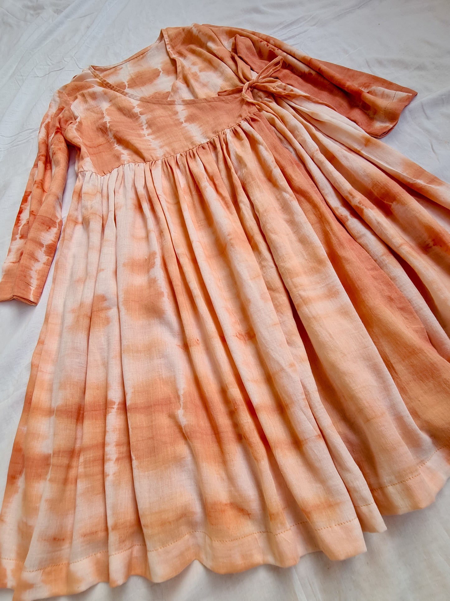  Angrakha Kurti Dyed With Madder Root