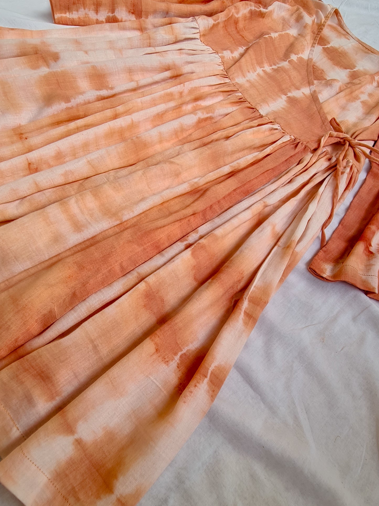  Angrakha Kurti Dyed With Madder Root