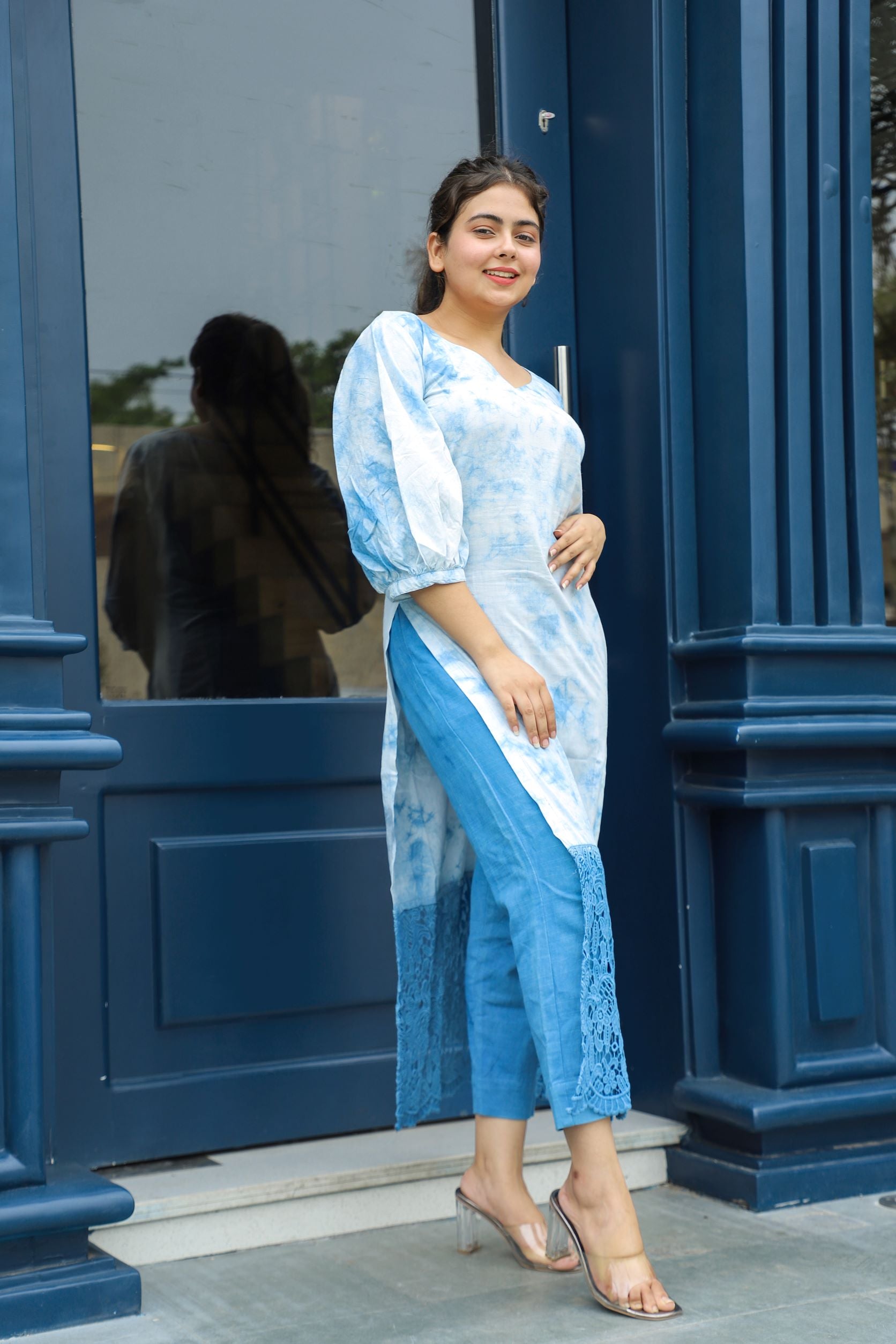 Lusion Wear Lace Kurti For Women