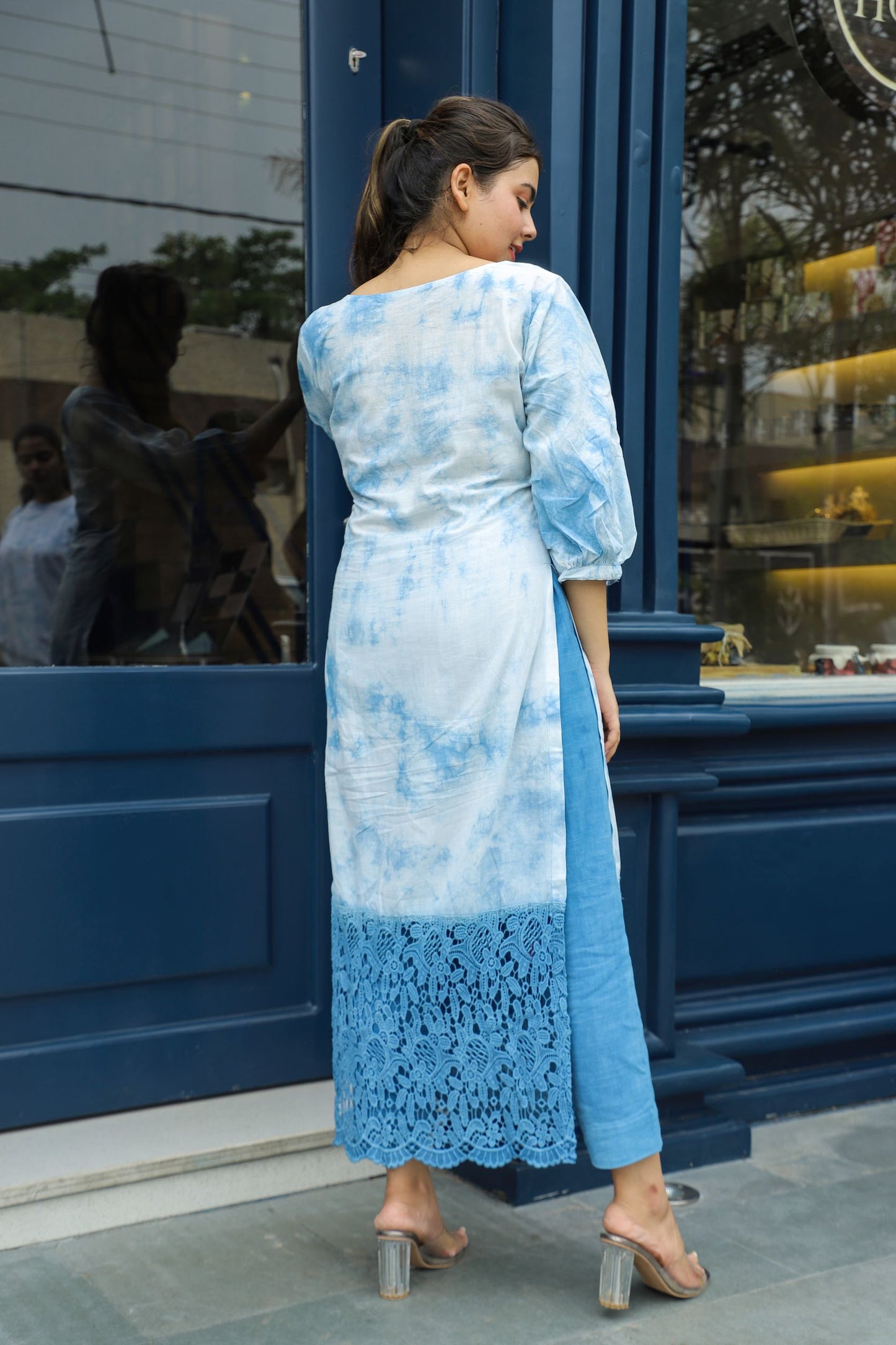 Lusion Wear Lace Kurti For Women